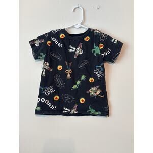 Disney Parks Toy Story All Over Print T Shirt Buzz Lightyear Pixar XXS 2/3